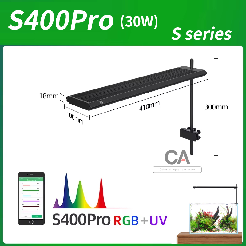 Aquarium Plant Live - WEEK AQUA S Series RGB+UV Volspectrum