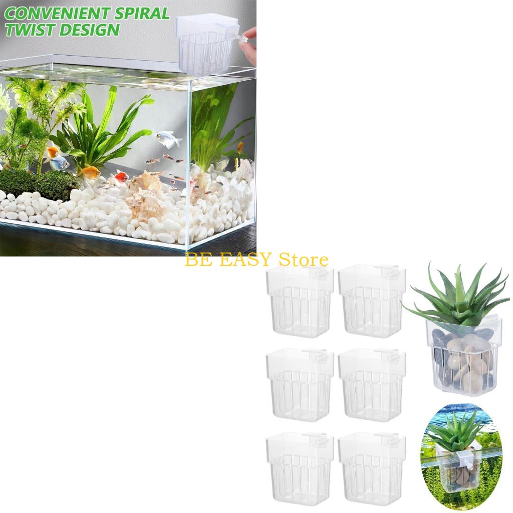 Aquarium Plant Growing - E28F Multifunctionele Hydrocultuur Hangende Planter Cup