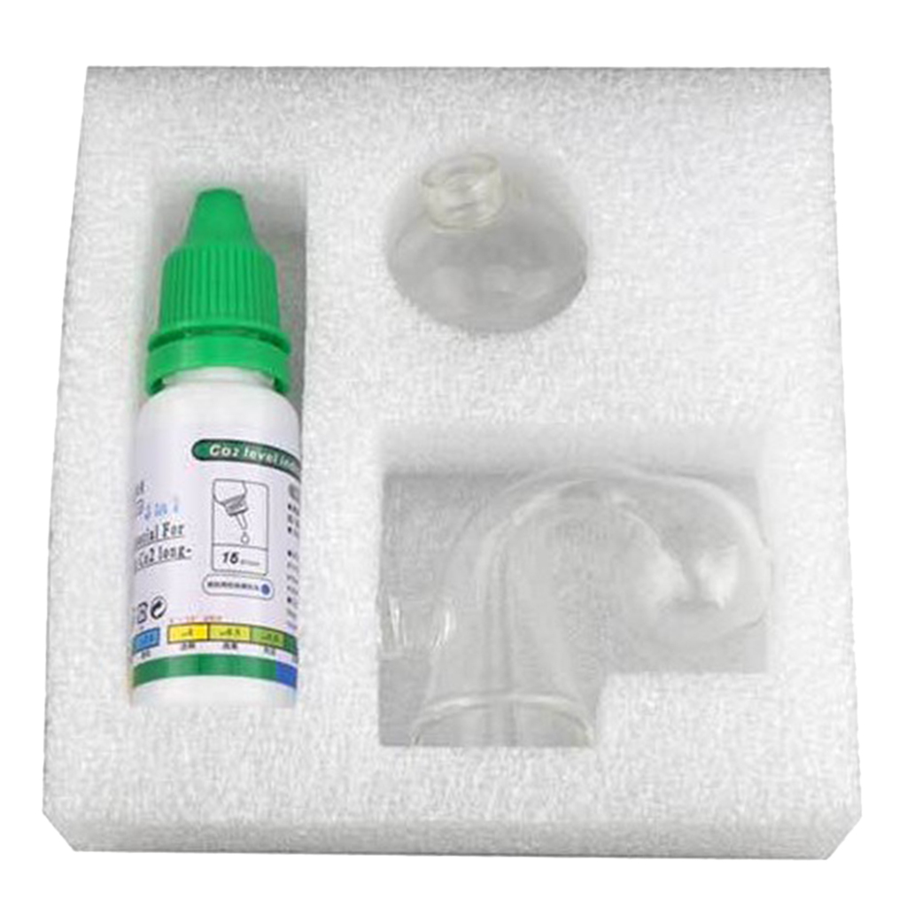 Glass Co2 Drop Checker - Aquarium CO2 Indicator Oplossing Fish Tank