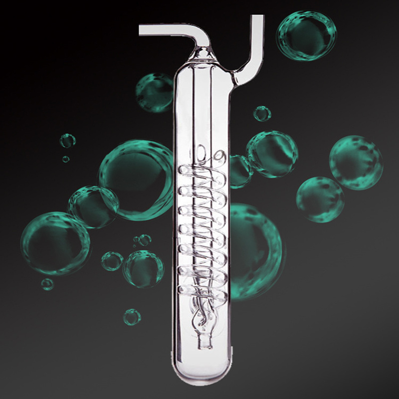 Glass Co2 Drop Checker - Aquarium Spiraal Bubble Recorder Diffuser Glas