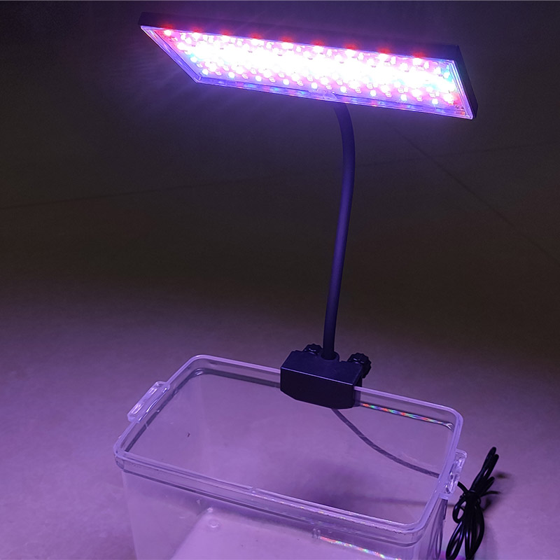 Aquarium Plant Ornament - 3-lichts verstelbare aquariumlamp Plantengroeilicht Volledig spectrum