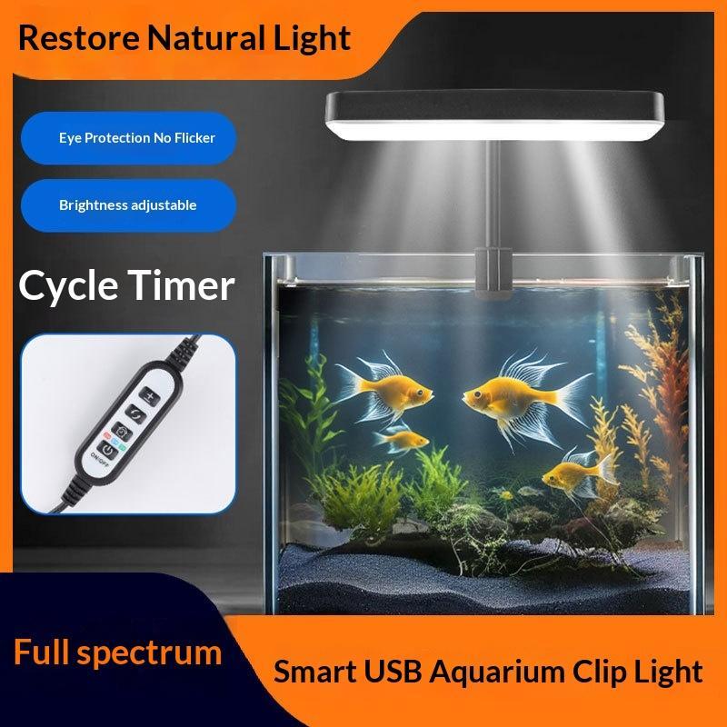 Aquarium Plant Light Spectrum - Volledig spectrum LED aquariumverlichting 360 graden