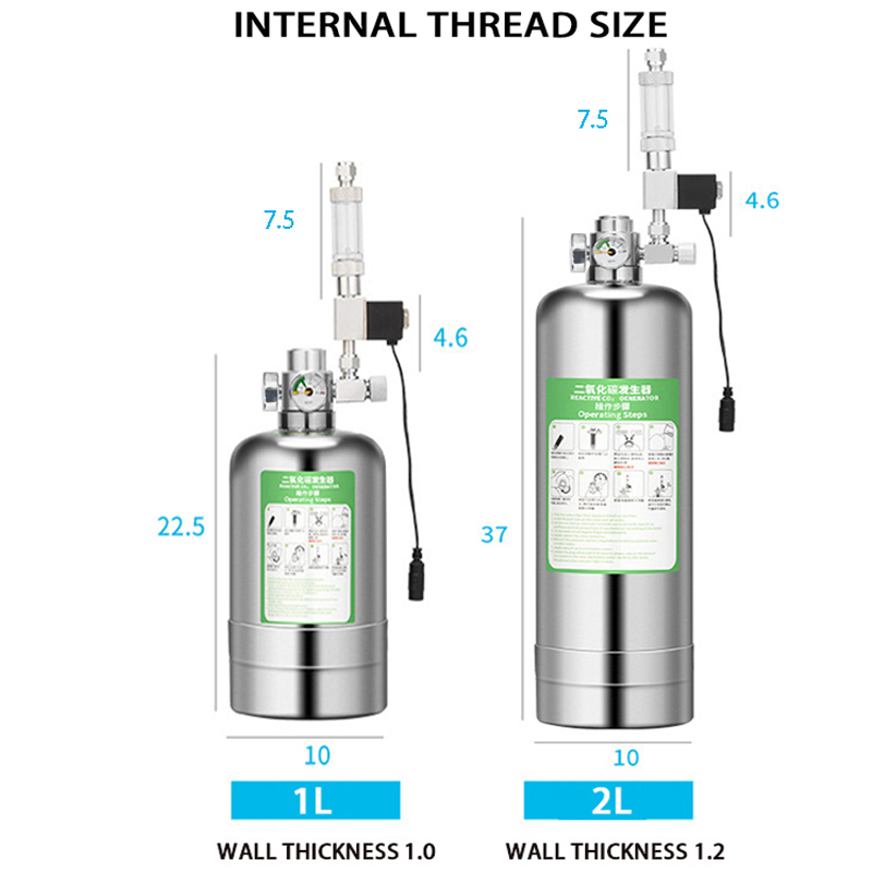 ZRDR Aquarium CO2-generator Du - Glass Co2 Drop Checker recensie en prijs