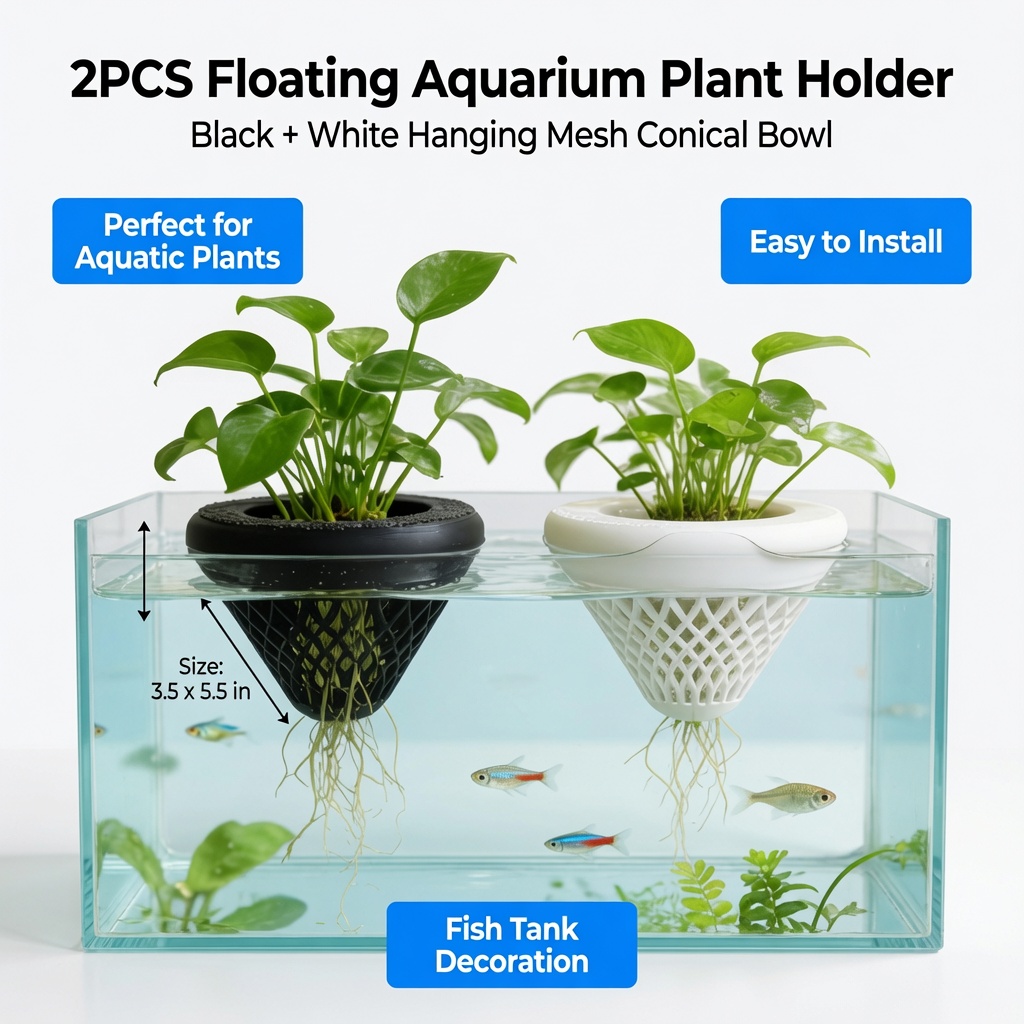 2 stuks drijvende aquariumplan - Aquarium Plant Ornament recensie en prijs