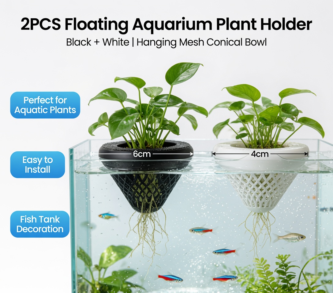 2 stuks drijvende aquariumplan - Aquarium Plant Ornament recensie en prijs