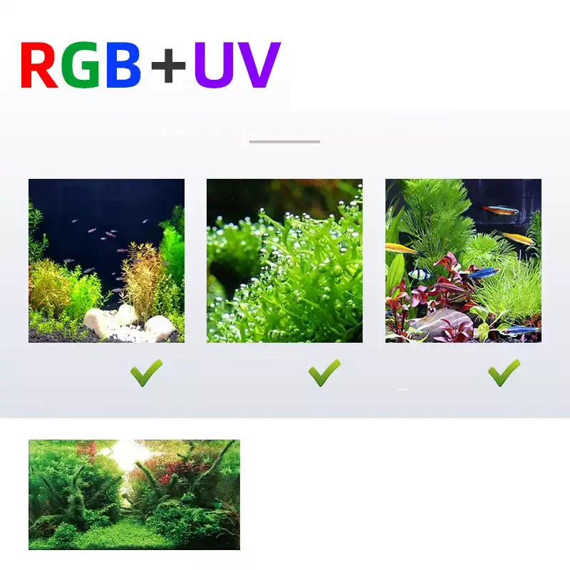 Week Aqua L-serie WRGB UV Voll - Aquarium Plant Light Spectrum recensie en prijs