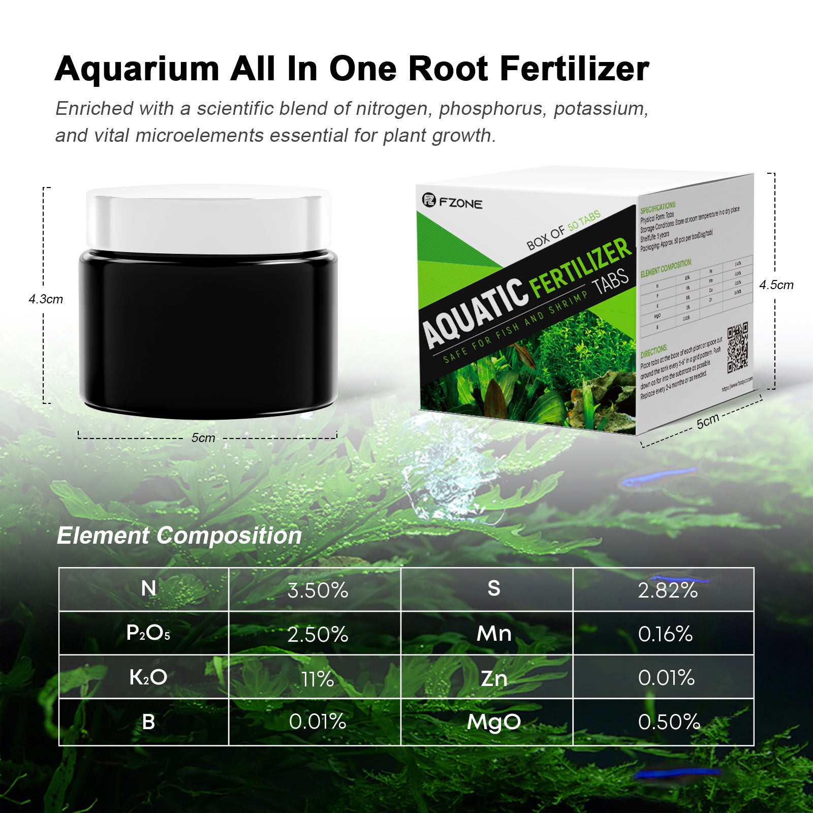 FZONE Root Tabs Zoetwater Aqua - Aquarium Plant Root Tabs recensie en prijs