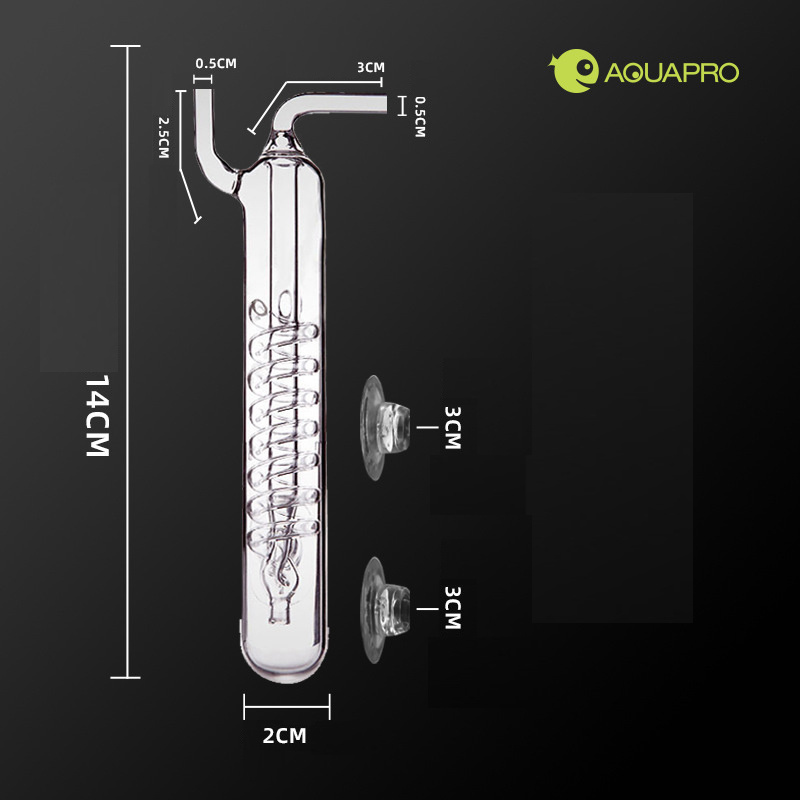 Aquarium Spiraal Bubble Record - Glass Co2 Drop Checker recensie en prijs