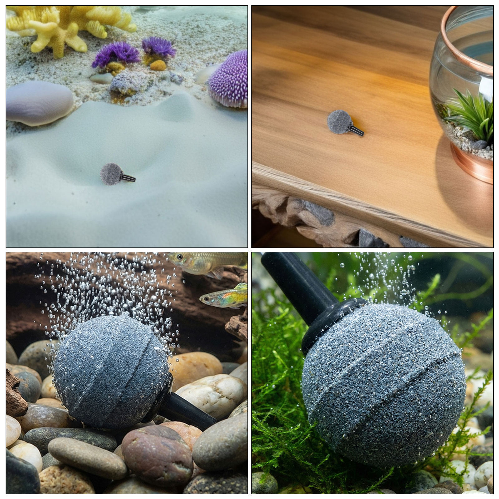 12 stuks Aquarium Luchtsteen B - Planted Aquarium Air Stone recensie en prijs