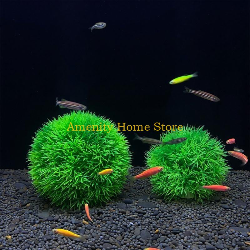 F26C Groene kunstmatige Marimo - Aquarium Plant Roots recensie en prijs
